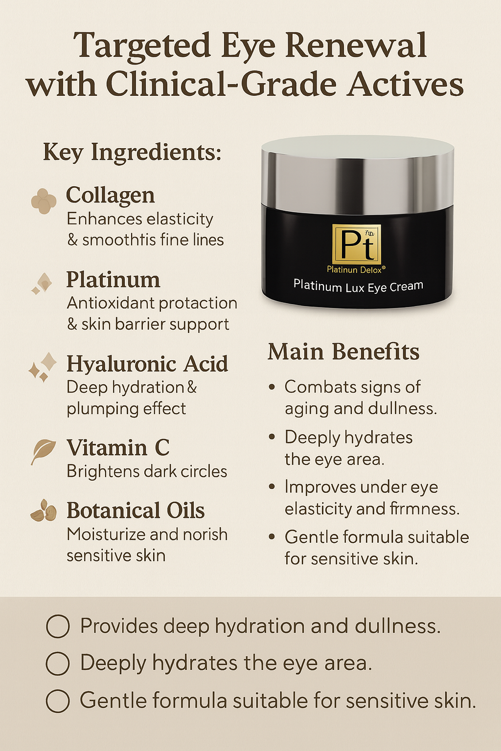 Platinum Lux Eye Cream