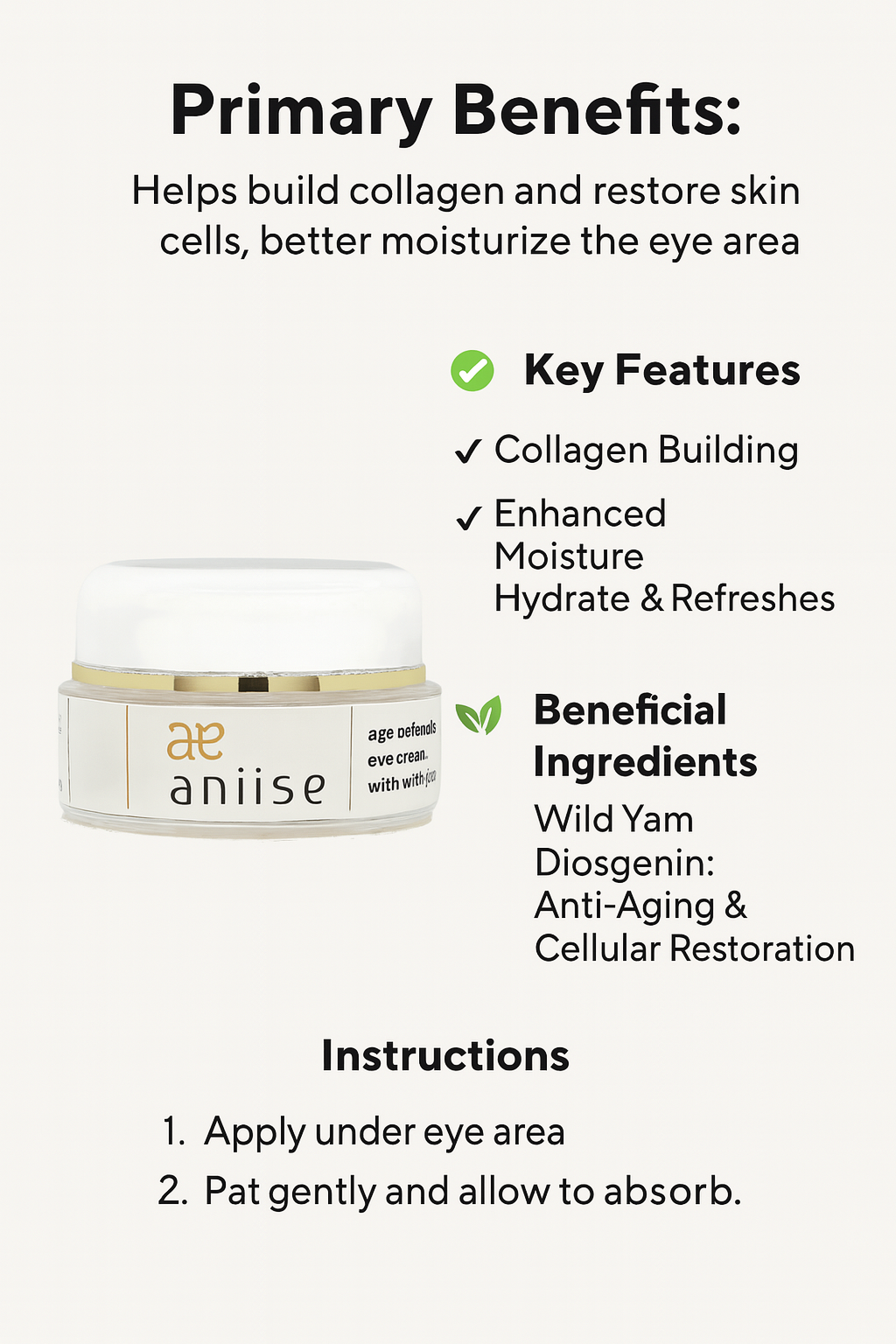 Wild Yam Body Cream Set - Face, Body, Hands, Eyes