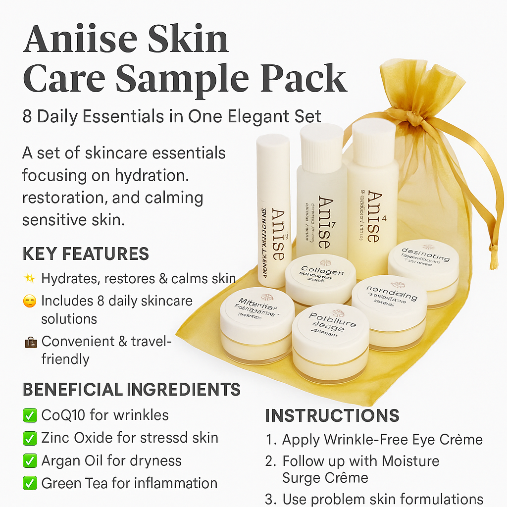 Skin Care Sample Pack Our Best Selling Products